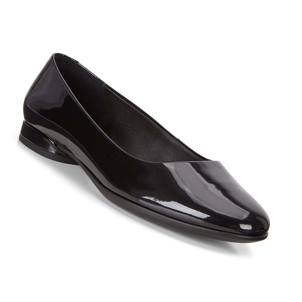 Women's Ecco Anine Ballerina Ballet Flats Black | Canada 2AHK